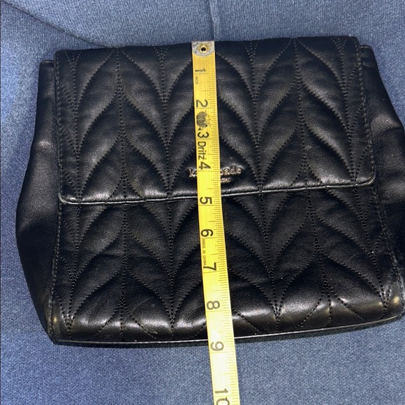 Kate Spade Black Quilted Shoulder Bag with Chain - Picture 9 of 9